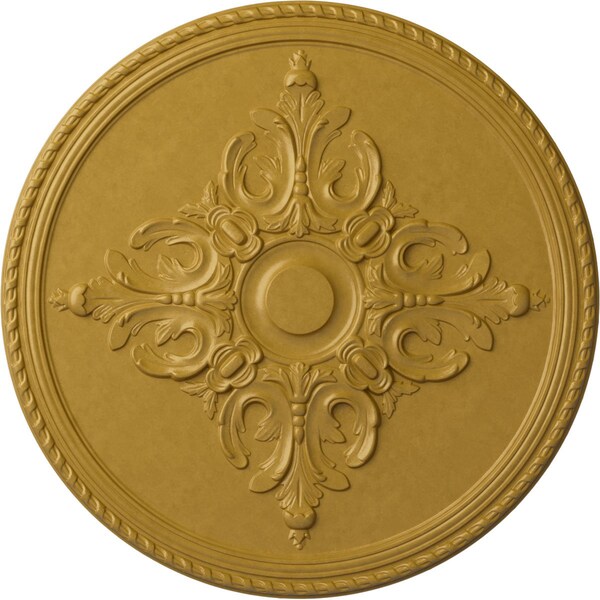 Ekena Millwork Milton Ceiling Medallion (Fits Canopies up to 7 7/8"), 40 5/8"OD x 1 3/4"P, Iridescent Gold CM40MIIGS - main